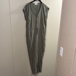 Bella Dahl Olive Green Women's Jumpsuit
